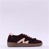 Marco Moreo Berlino Frill Trainer - Burgundy Suede